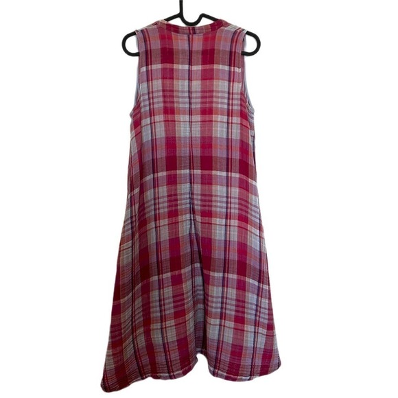 Maeve by Anthropologie Plaid Pippa Swing Sleeveless Dress Size Small - Picture 5 of 8